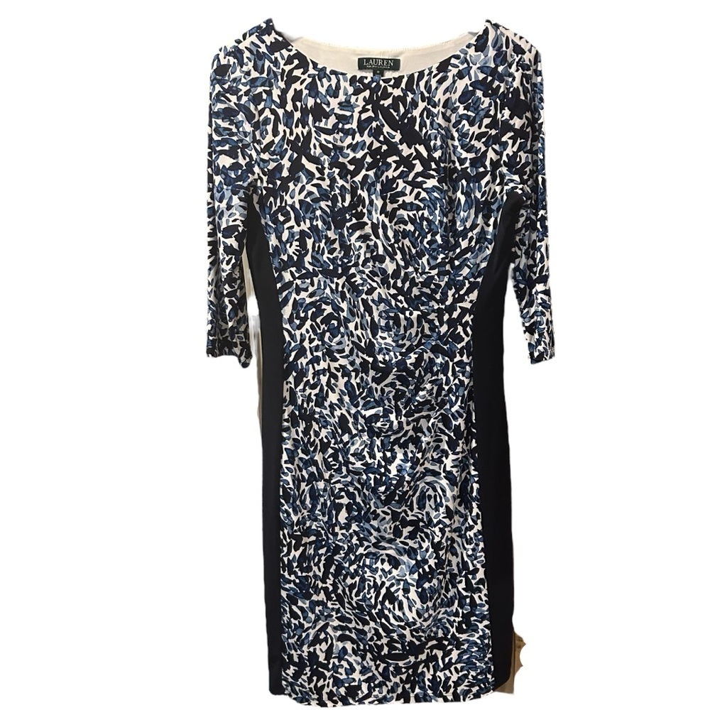 Lauren Women's Ralph Lauren Tucked Printed Jersey Dress - Picture 4 of 10